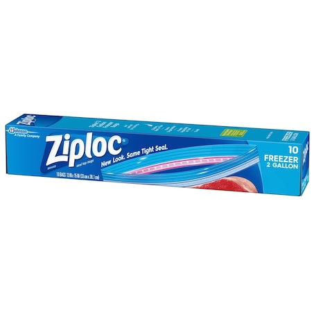 Ziploc Ziploc 2 gal Clear Freezer Bag 10 pk 1132